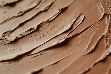Detailed shot of a smooth clay surface, ideal for ceramic and handmade themes