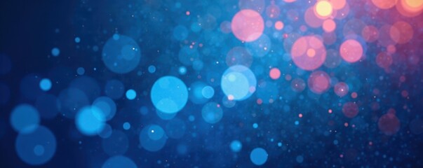 Obraz premium Blurred blue circles, speckled background texture , dots, art