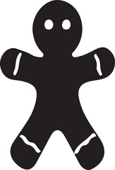 isolated  gingerbread man  icon, gingerbread man icon Vector , gingerbread man Silhouette,color  gingerbread man symbol, gingerbread man icon set, black gingerbread man icon, gingerbread man for logo,