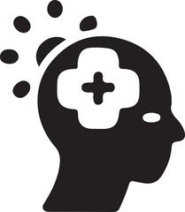 isolated  mental health icon, mental health icon Vector , mental health Silhouette,color  mental health symbol, mental health icon set, black mental health icon, mental health for logo, mental health 