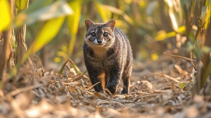 Fototapeta premium The mighty, domineering and very cute civet cat