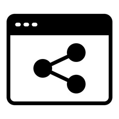 connection black icon