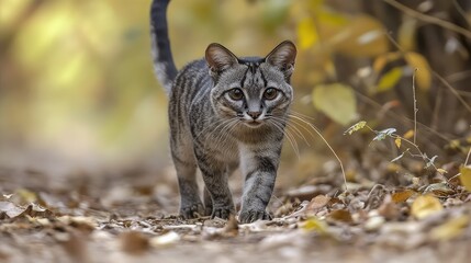 Naklejka premium The mighty, domineering and very cute civet cat
