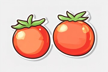 Cute Cartoon Veggie Stickers: Perfect for Journals, Planners, and Fun Projects! Bright, colorful illustrations of       