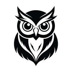 own bird logo type silhouette vector art illustration