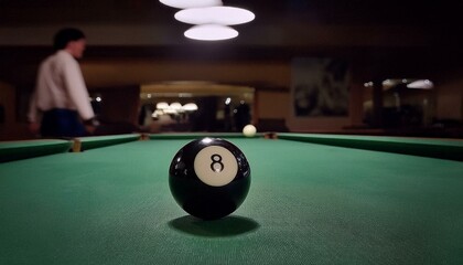 The crack of the break sets the game in motion.  