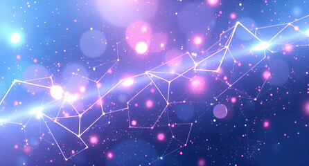 Fototapeta premium Dynamic 4D Abstract Design with Vibrant Colours