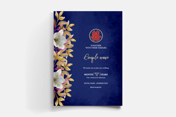 floral bridal shower invitation templates
