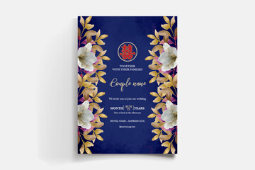 floral bridal shower invitation templates