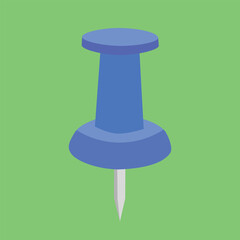 Object Pin with blue and green