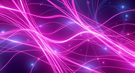 4D Abstract Background with Shifting Light Patterns