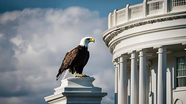 Eagle in the US Capitol.