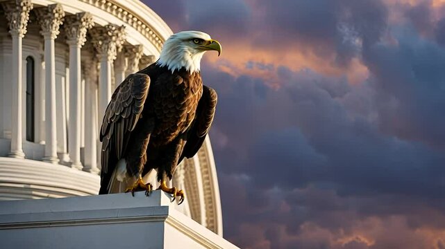 Eagle in the US Capitol.