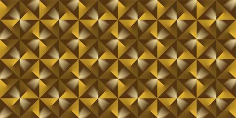 composition of repeating geometric planes in the form of squares with gradations of brown and gold as background inspiration for graphic designs or as ornaments for artistic use