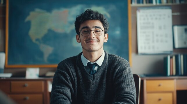 Studious Young Man