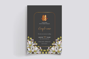 floral bridal shower invitation templates