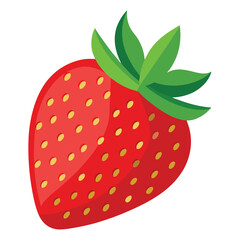 strawberry isolated on white