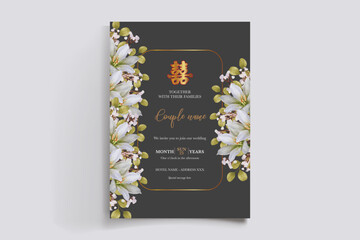 floral bridal shower invitation templates