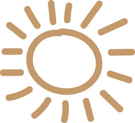 sun vector element