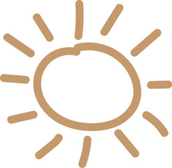 sun vector element