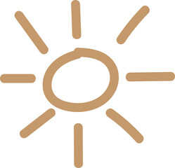 sun vector element