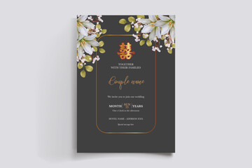 floral bridal shower invitation templates