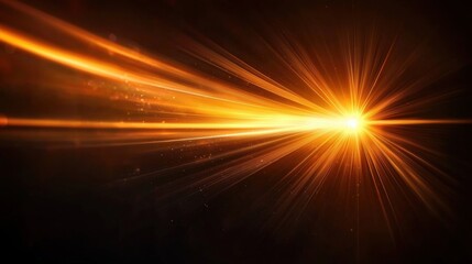 Radiant light burst with dynamic energy rays