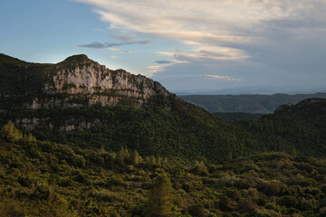 Beautiful mountain landscape and sky