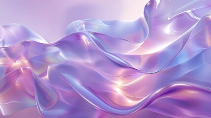 Iridescent Fabric Drape Wallpaper