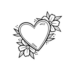 Minimalist Hand Drawn Floral Bouquet Illustration