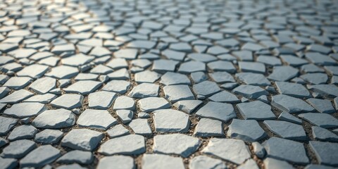 Irregular Stone Pavement Texture A Detailed Close-Up View