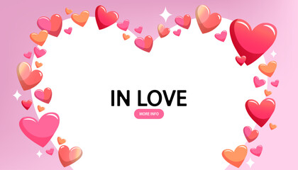 Frame valentine day card