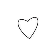 Obraz premium heart shape isolated on white