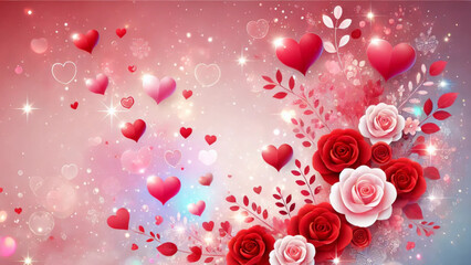 Obraz premium Valentine's Day-themed