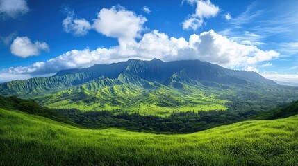 Stunning Mountain Sunrise Over Untamed Wilderness