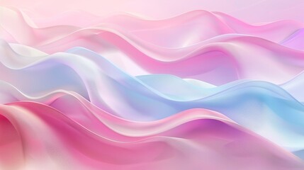 Naklejka premium Abstract Pastel Wave Wallpaper