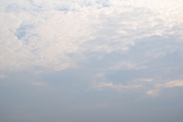 Blue sky with cloud for natural background