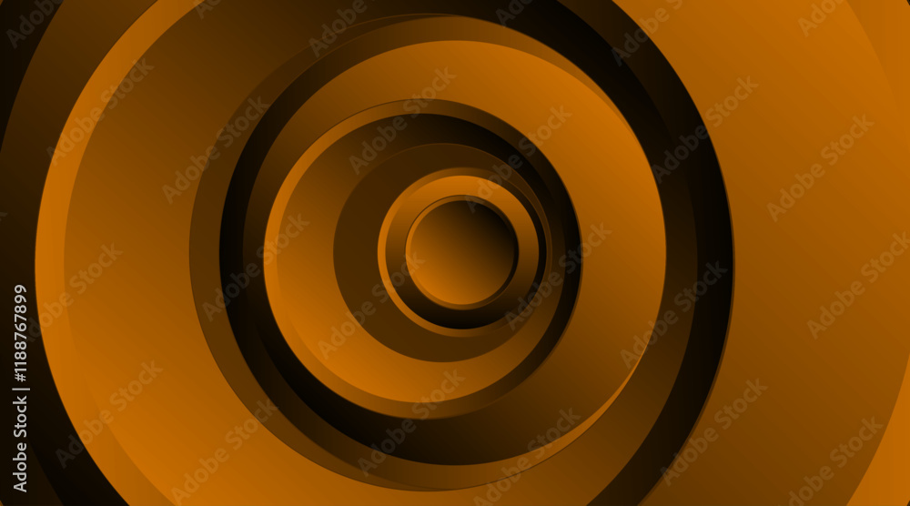 Poster 3d circular shape geometric background design | abstract background design for flyer, banner, futuri