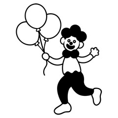 child with balloon