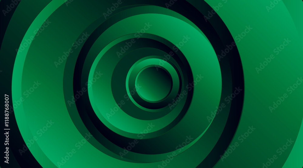 Poster 3d circular shape geometric background design | abstract background design for flyer, banner, futuri