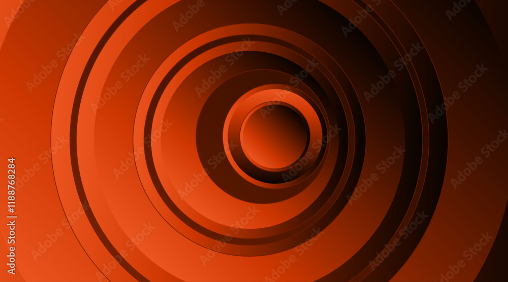 Poster 3d circular shape geometric background design | abstract background design for flyer, banner, futuri