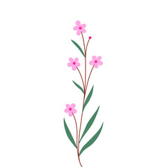 pink flower element