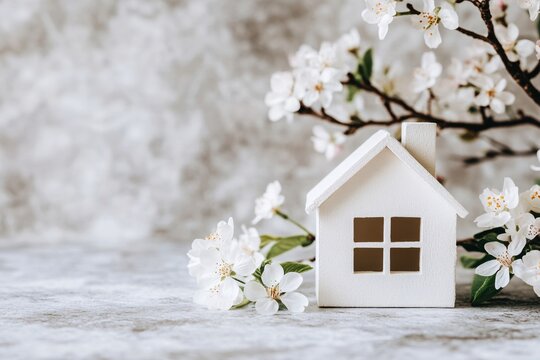 Springtime Dream Home New Beginnings White House Blossoms