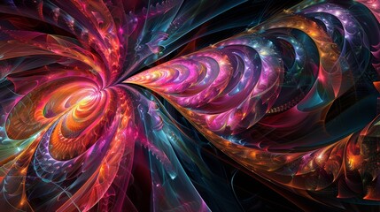Obraz premium Abstract Swirl, Cosmic Wallpaper