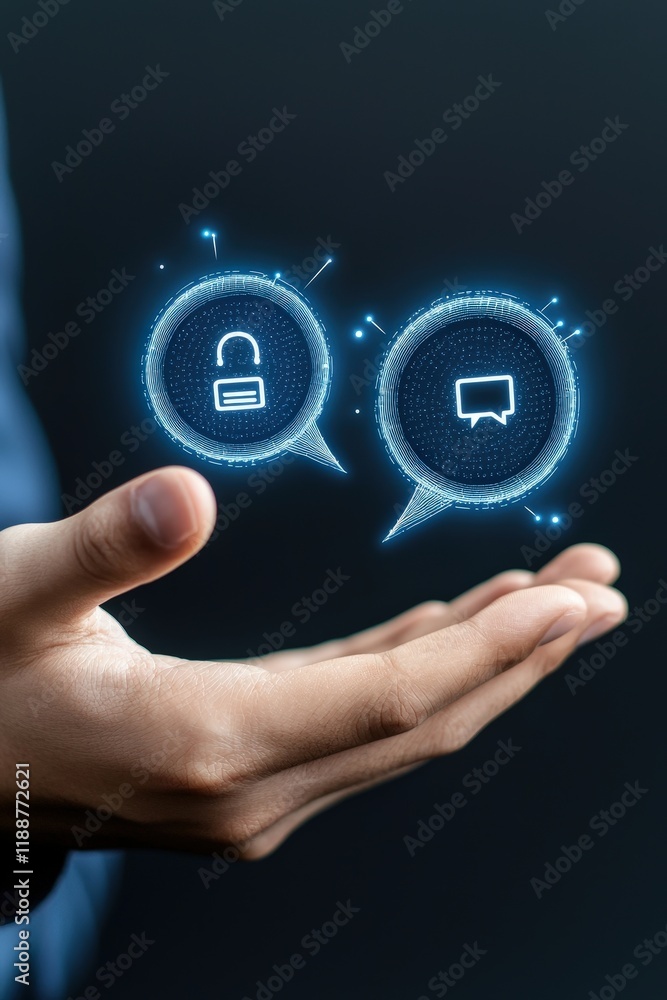 Poster a support agent typing a detailed solution on a chat interface.