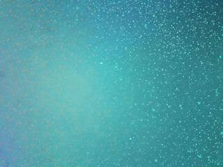 Obraz premium Teal light burst abstract beautiful rays on dark background with mint and golden sparkles