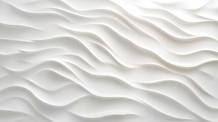 Fototapeta premium Elegant Textured White Surface with Subtle Shadows and Depth Versatile Abstract Backdrop