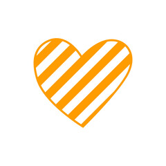 yellow heart element