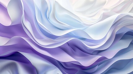 Obraz premium Abstract Purple and Blue Fabric Drape Wallpaper