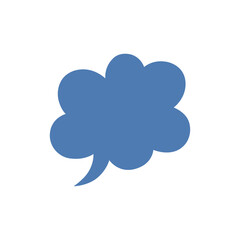 cloud bubble speech element